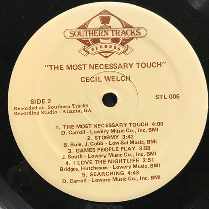 Cecil Welch And The Necessary Touch - The Most Necessary Touch