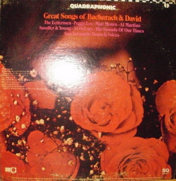 Great Songs Of Bacharach & David - secondary