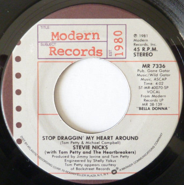 Stop Draggin' My Heart Around - secondary