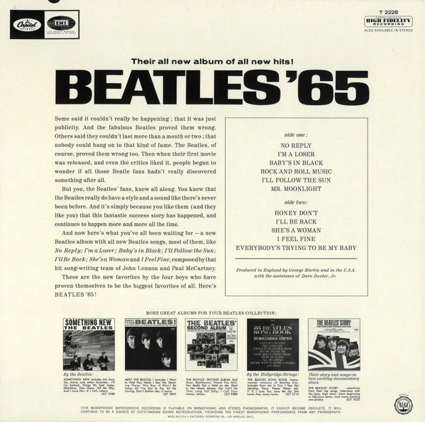 Beatles '65 - secondary