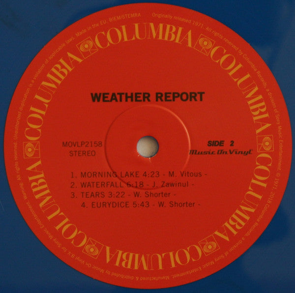 Weather Report - secondary