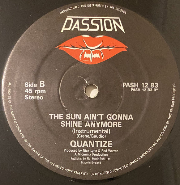 The Sun Ain't Gonna Shine Anymore - secondary