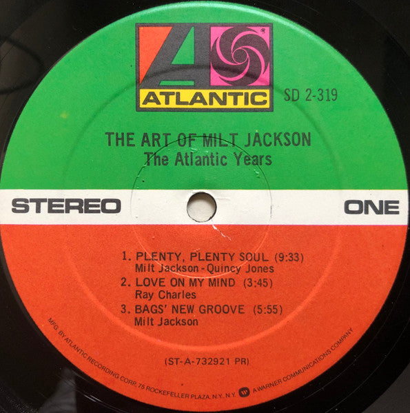 The Art Of Milt Jackson - The Atlantic Years - secondary