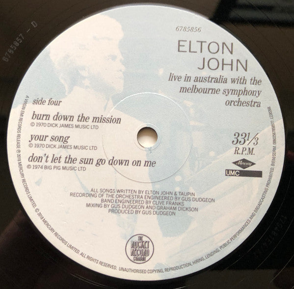 Live In Australia (With The Melbourne Symphony Orchestra) - secondary