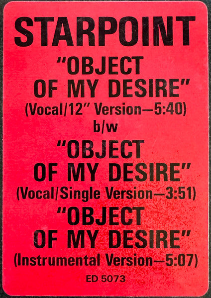 Object Of My Desire - secondary