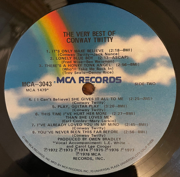 The Very Best Of Conway Twitty - secondary
