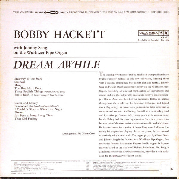 Bobby Hackett, Johnny Seng - Dream Awhile