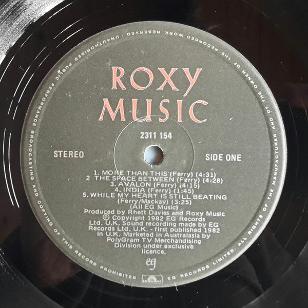 Roxy Music - Avalon