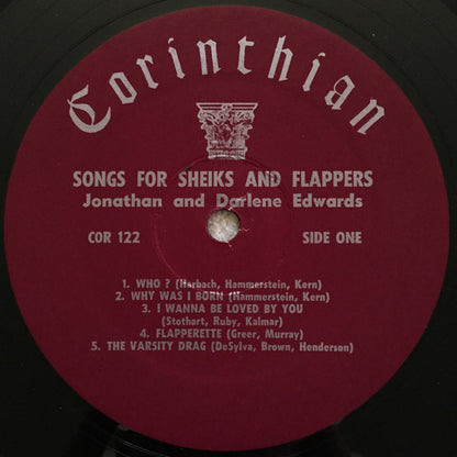 Jonathan And Darlene Edwards - Songs For Sheiks & Flappers