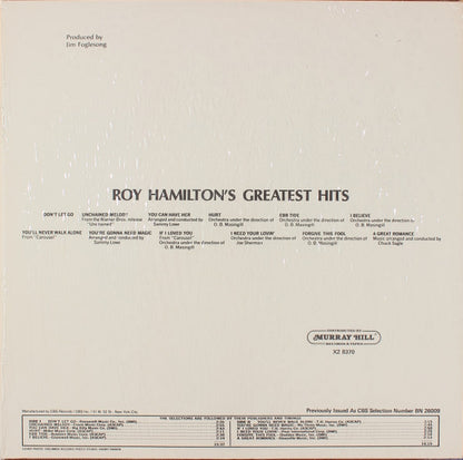 Roy Hamilton's Greatest Hits - secondary