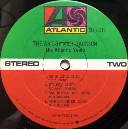 The Art Of Milt Jackson - The Atlantic Years - secondary