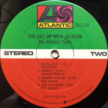 The Art Of Milt Jackson - The Atlantic Years - secondary
