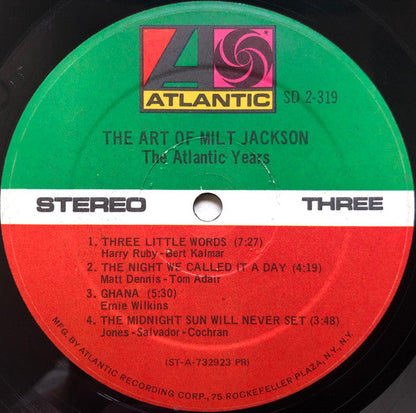 The Art Of Milt Jackson - The Atlantic Years - secondary