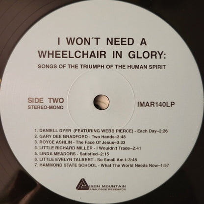I Won't Need A Wheelchair In Glory: Songs Of The Triumph Of The Human Spirit (1966-1984) - secondary