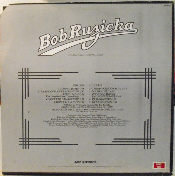 Cold Hands, Warm Heart - secondary