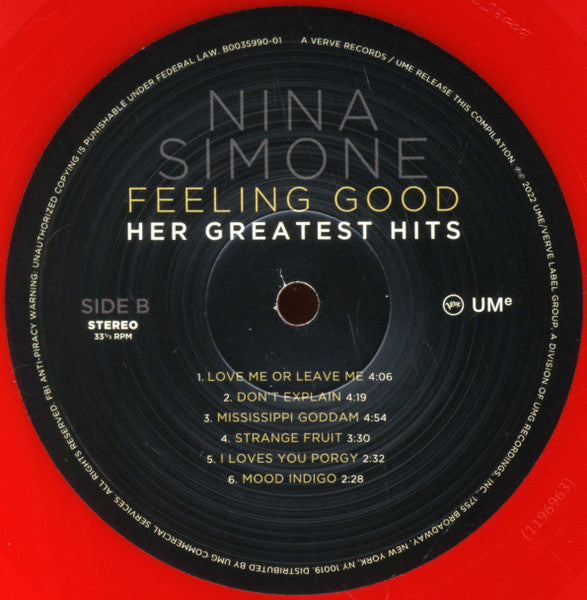 Feeling Good (Her Greatest Hits) - secondary