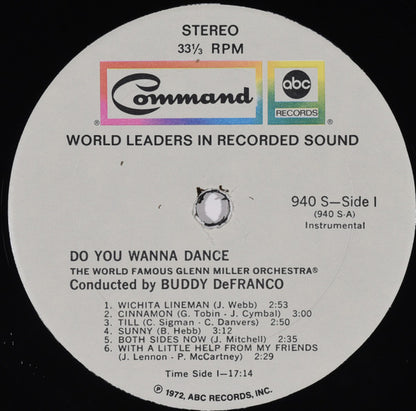 The Glenn Miller Orchestra, Buddy DeFranco - Do You Wanna Dance