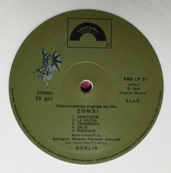 Zombi (Colonna Sonora Originale Del Film) - secondary