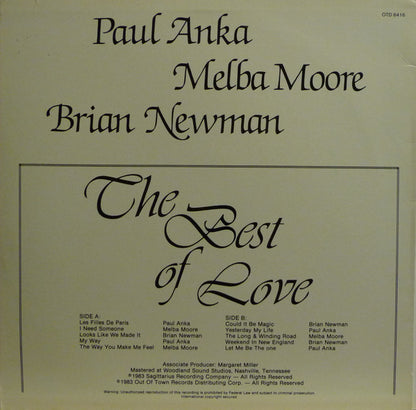 Paul Anka, Melba Moore, Brian Newman - The Best Of Love
