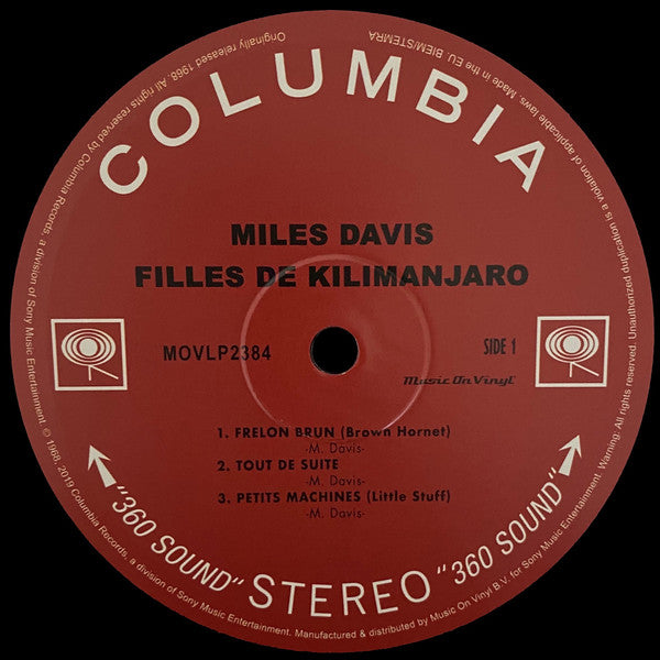 Filles De Kilimanjaro - secondary