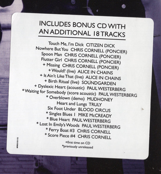 Singles - Original Motion Picture Soundtrack - secondary