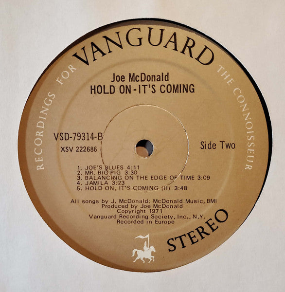 Hold On, It's Coming - secondary