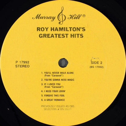 Roy Hamilton's Greatest Hits - secondary