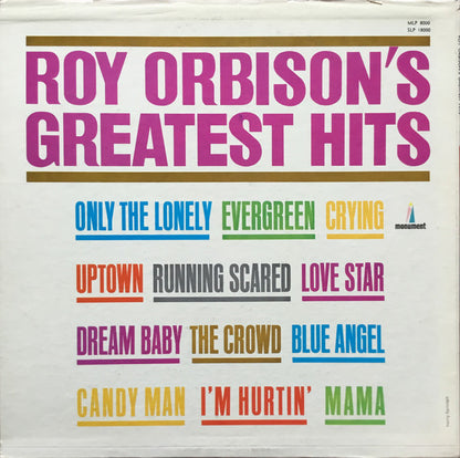 Roy Orbison - Roy Orbison's Greatest Hits