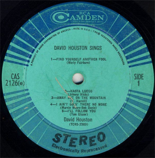 David Houston - David Houston Sings