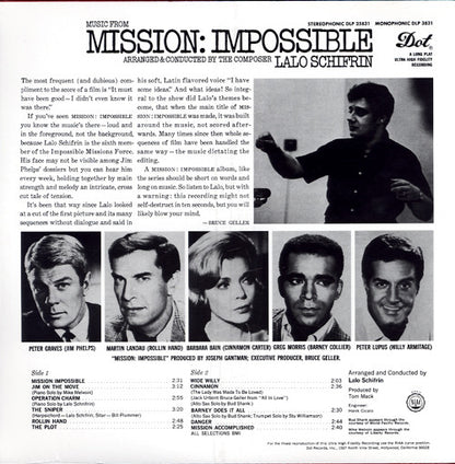 Lalo Schifrin - Music From Mission: Impossible