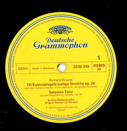 Richard Strauss, Berliner Philharmoniker, Herbert von Karajan - Don Juan · Till Eulenspiegel · Salomes Tanz