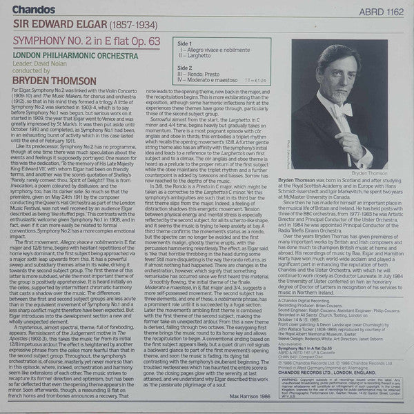 Symphony No. 2 In E Flat Op. 63 - secondary