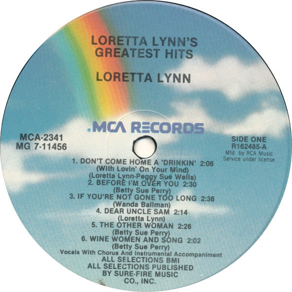 Loretta Lynn's Greatest Hits - secondary