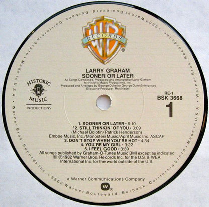 Larry Graham - Sooner Or Later