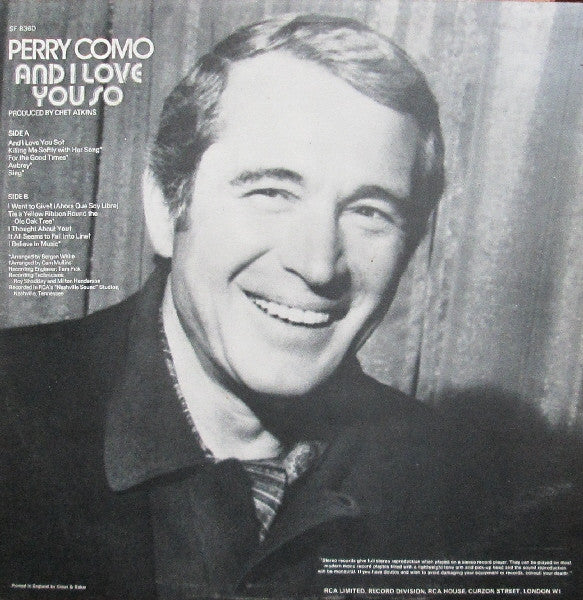 Perry Como - And I Love You So