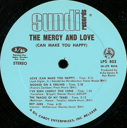 Mercy - Love (Can Make You Happy)