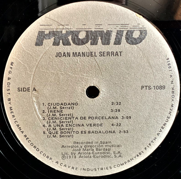 Joan Manuel Serrat - secondary
