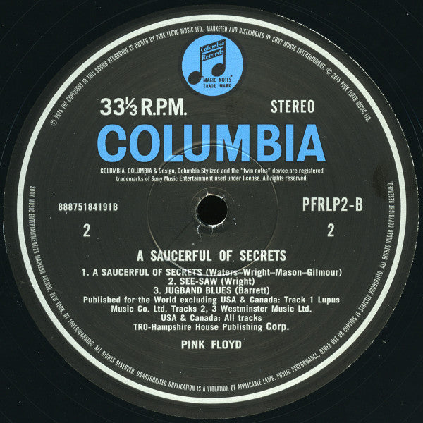 A Saucerful Of Secrets - secondary