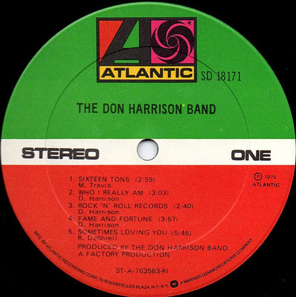 The Don Harrison Band - secondary