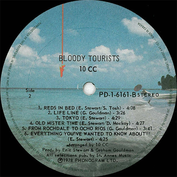 10cc - Bloody Tourists