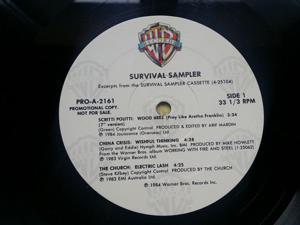 Survival Sampler (Excerpts From The Survival Sampler Cassette) - secondary