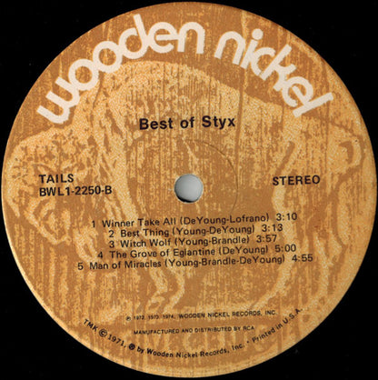 Best Of Styx - secondary