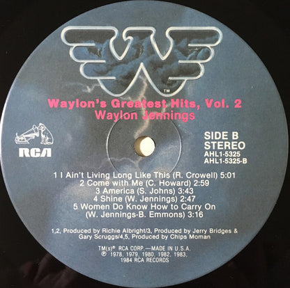 Waylon's Greatest Hits Vol.2 - secondary