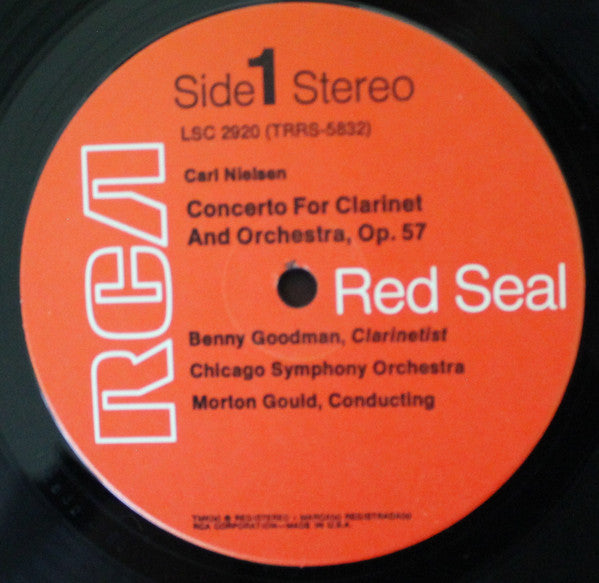 Carl Nielsen, Benny Goodman, Morton Gould, Chicago Symphony Orchestra - Clarinet Concerto / Symphony No. 2 ("The Four Temperaments")