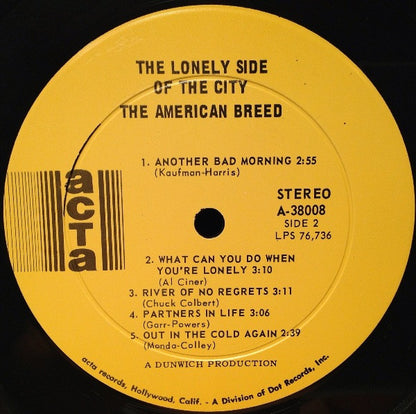 The American Breed - Lonely Side Of The City