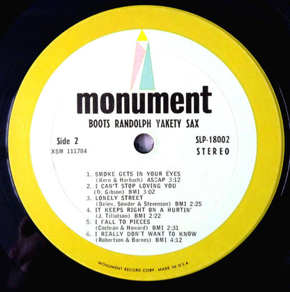 Boots Randolph's Yakety Sax! - secondary
