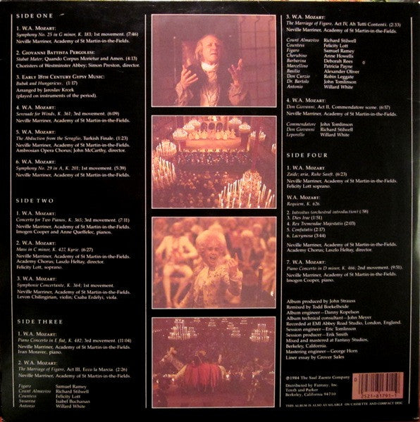 Sir Neville Marriner, The Academy Of St. Martin-in-the-Fields - Amadeus (Original Soundtrack Recording)