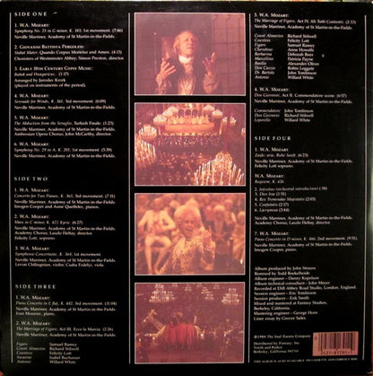 Sir Neville Marriner, The Academy Of St. Martin-in-the-Fields - Amadeus (Original Soundtrack Recording)