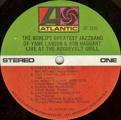 The World's Greatest Jazzband, Yank Lawson, Bob Haggart - Live At The Roosevelt Grill