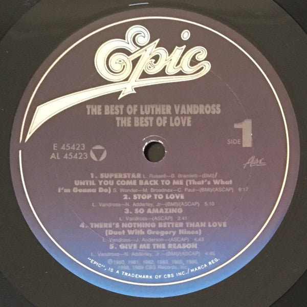 The Best Of Luther Vandross - The Best Of Love - secondary